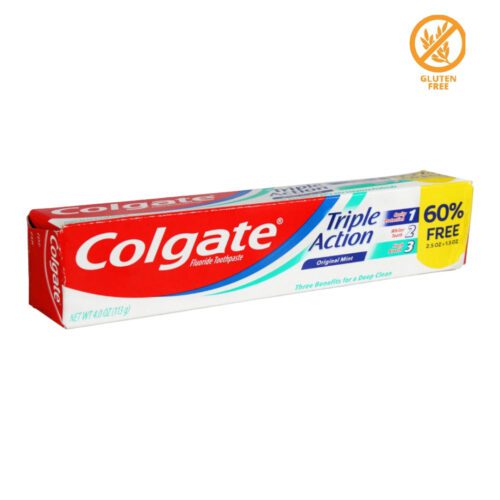 Pasta dental COLGATE triple action original mint 113g