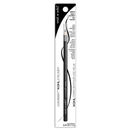 Lapiz de ojos WET N WIL C601A negro 1,4 g