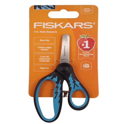 Tijera para niños edad 4+ FISKARS punta redonda azul-negro