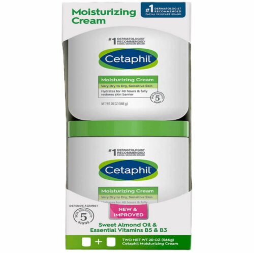 Crema hidratante CETAPHIL piel muy seca y sensible 566g 2u