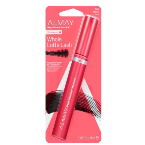 Mascara de pestañas ALMAY 010 mega volume super negro 10mL