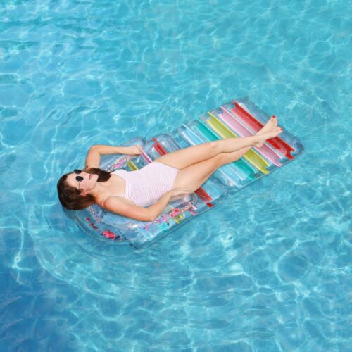 Colchoneta Inflable para el Agua Colores Vivos