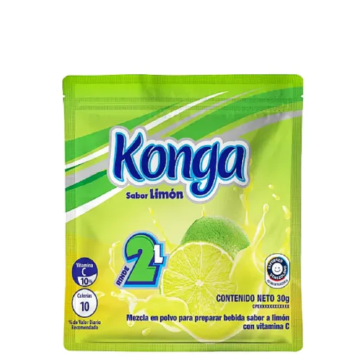 Bebida en polvo KONGA sabor a Limon  30g