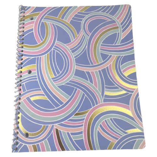 Cuaderno 1 linea ancha MINT GREEN de espiral 80 hojas