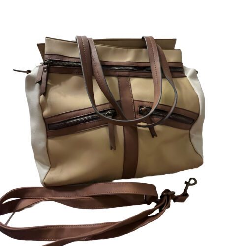 Cartera para dama tipo morral tonos tierra