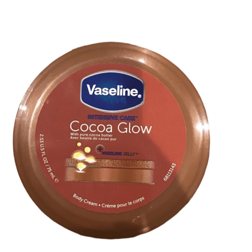 Crema corporal VASELINE resplandor de cacao 75mL