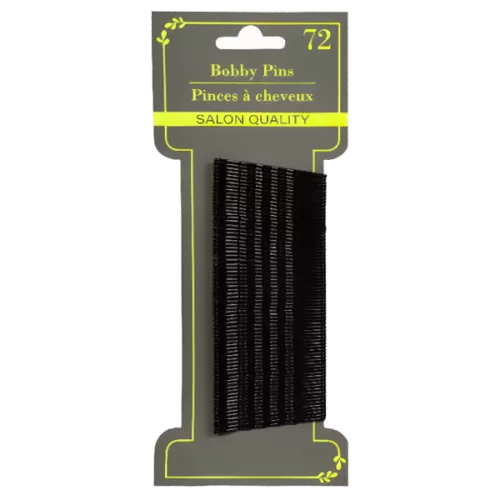 Horquillas para el cabello SALON QUALITY negro 5cm 72und