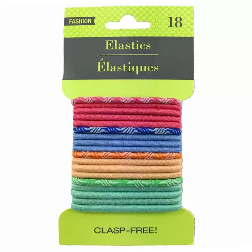 Ligas elasticas FASHION libre de metal 18 und