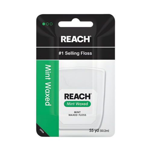 Hilo dental REACH menta encerada 50,2m