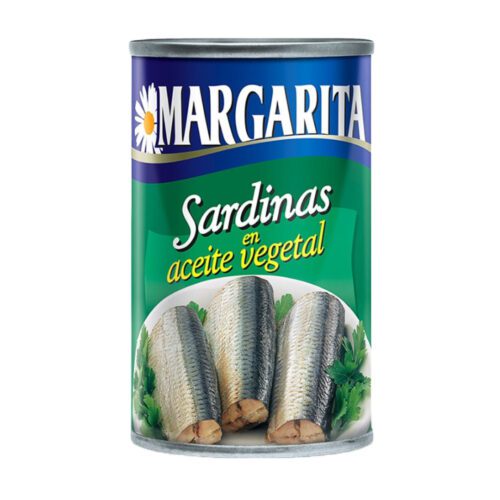 Sardinas en aceite vegetal MARGARITA 170 g