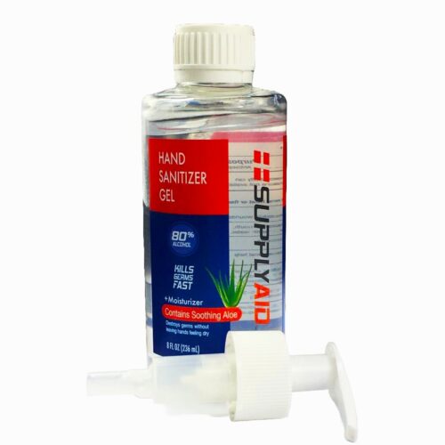 REMATE-Gel antibacterial e hidratante SUPPLY AID 80%alcohol 236mL