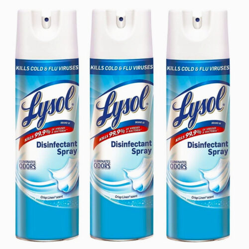 Desinfectante LYSOL spray crisp linen 538g -3unid