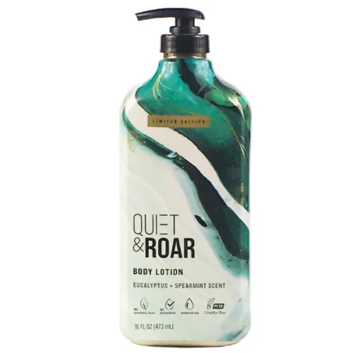 Locion corporal eucalipto y hierbabuena QUET&ROAR 473ml