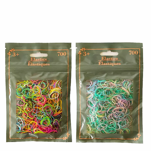 Liguitas elasticas para el cabello 700 uns