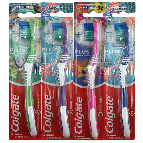 Cepillo dental COLGATE plus medium 1 und -colores variados-