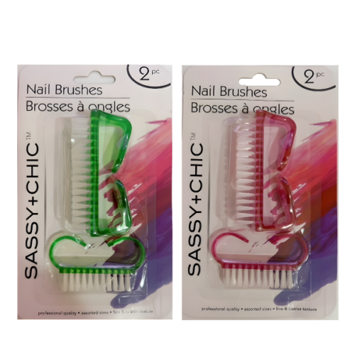 Set de cepillos para uñas SASSY+CHIC 2 unid