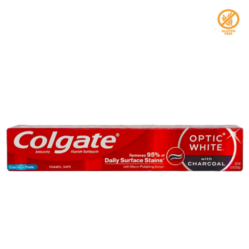 Pasta dental COLGATE optic white con carbon 70,8g