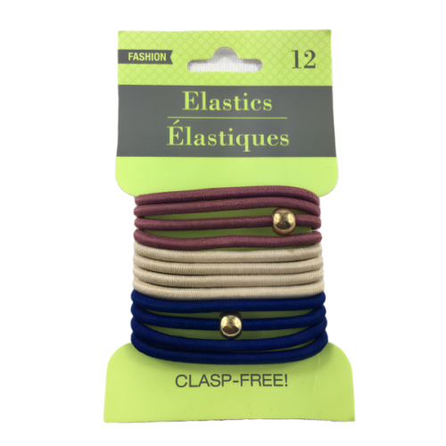 Ligas elasticas sin daño para el Cabello 12 und 3 colores