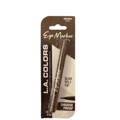 Delineador L.A COLORS marron punta fina CBLE914 0,6 ml