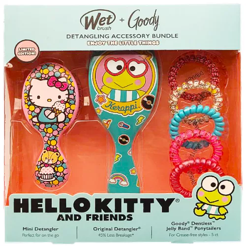 Set de cepillos y colitas niña WET & GOODY