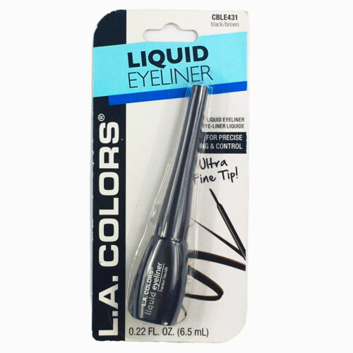 Delineador liquido L.A COLORS CBLE431 negro/marron 6,5mL