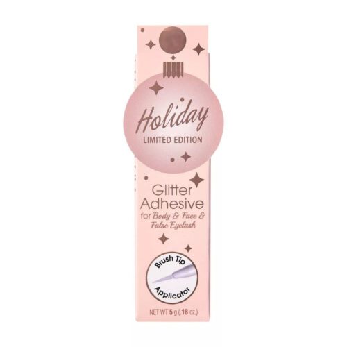 Adhesivo brillante KISS HOLIDAY con purpurina 5g
