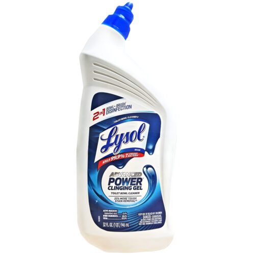 Limpiador de pocetas 2en1 LYSOL advance power clinging gel 946ml