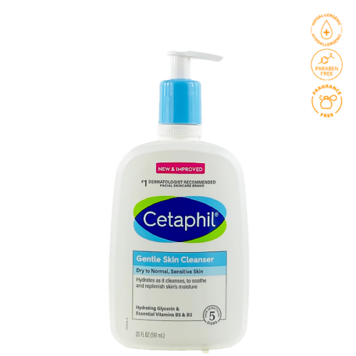 Locion limpiadora CETAPHIL piel sensible de seca a normal 591mL