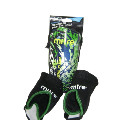 Espinillera MITRE talla juvenil verde