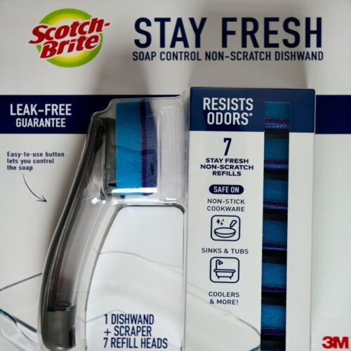 Kit de esponja y dispensador integrados SCOTCH BRITE con 7 repuestos