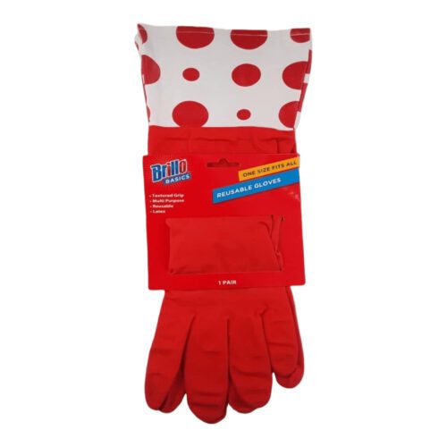 Guantes de latex reutilizables BRILLO multiproposito 1 und