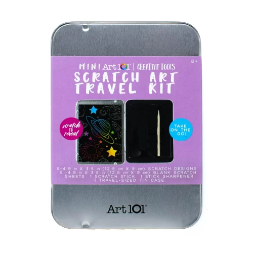 Kit de viaje de arte creativo Scratch Art ART101