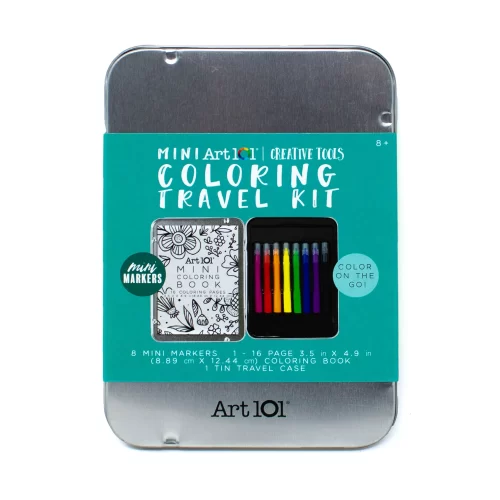 Kit de viaje Colorear ART101 marcadores