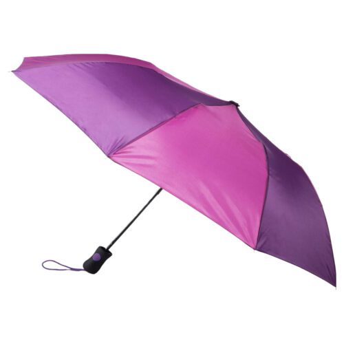 Paraguas de apertura automática TOTES color morado.