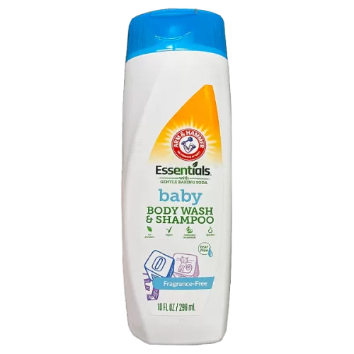 Jabon de cuerpo y Shampoo de bebe ARM & HAMMER sin fragancia 296ml