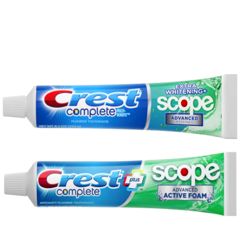 Pasta dental CREST complete sabores varios 232g.