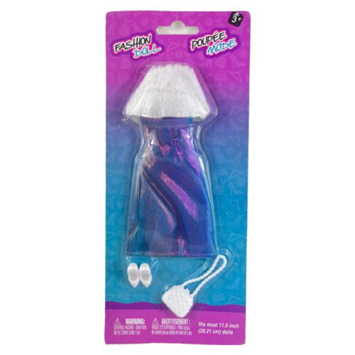 Vestido para barbie 3 pza