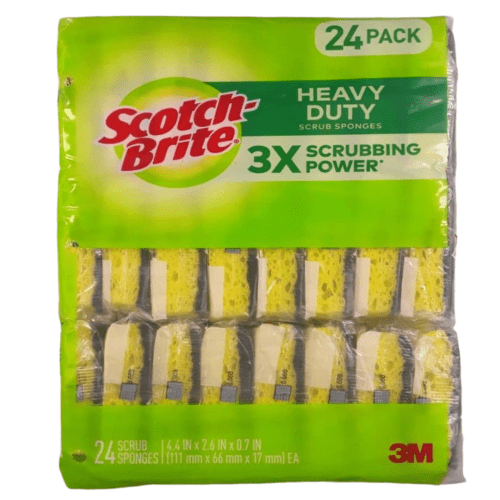 Esponjas SCOTCH BRITE  heavy duty 24und