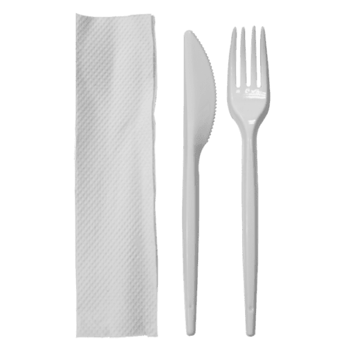 Kit cubiertos de plastico 3und
