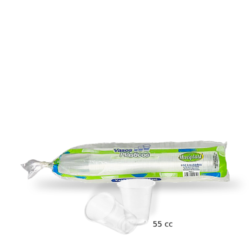 Vasos plasticos 27 MAXIPLAST 2oz 100 und