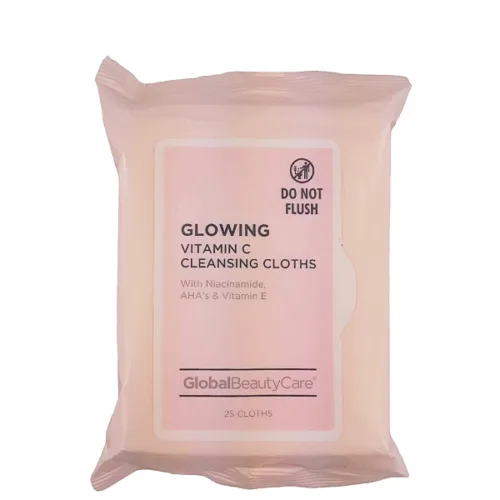 Toallas desmaquillantes GLOBAL BEAUTY CARE con vitamina C 25 toallas