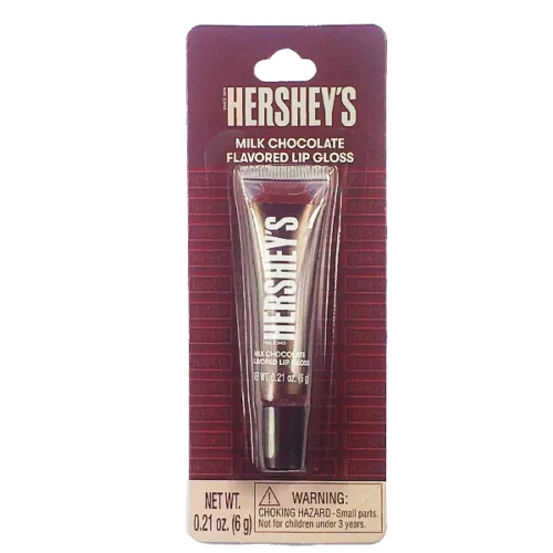Brillo de labios HERSHEYS sabor a chocolate 6g.