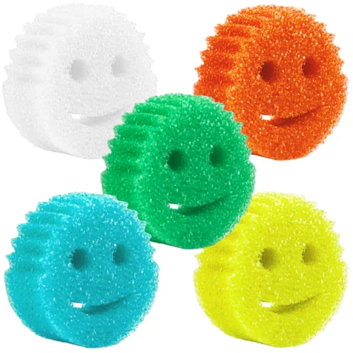 Esponjas de textura flexible SCRUB DADDY colores variados 1und.