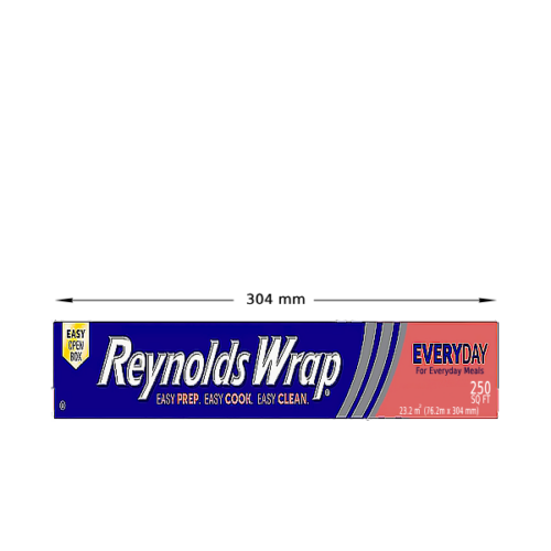 Papel aluminio REYNOLDS WRAP de 76.2 mts