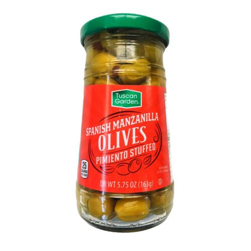 Aceitunas rellenas TUSCAN GARDEN con pimentón 163g.