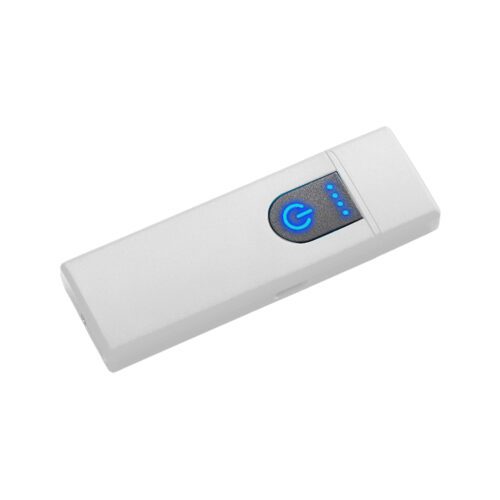 Encendedor electrónico con sensor táctil recargable USB color blanco