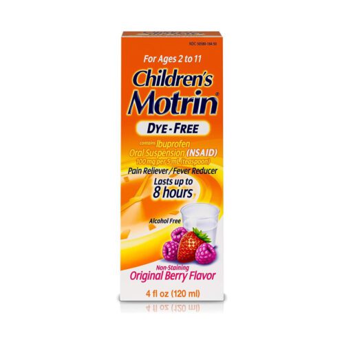 Ibuprofeno para niños MOTRIN suspensión oral 120ml.