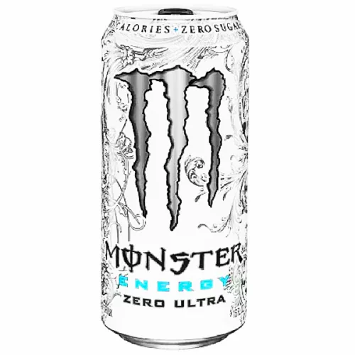 Bebida energizante MONSTER ENERGY zero ultra 473ml.