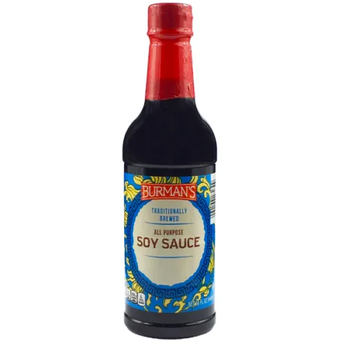 Salsa de soya BURMANS tradicional 444ml.