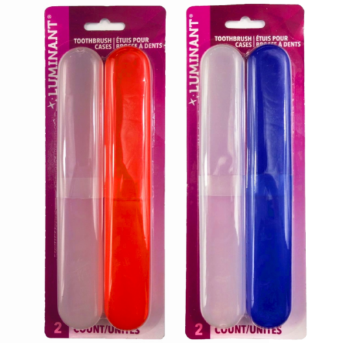 Set de estuches para cepillos dentales LUMINANT 2und.